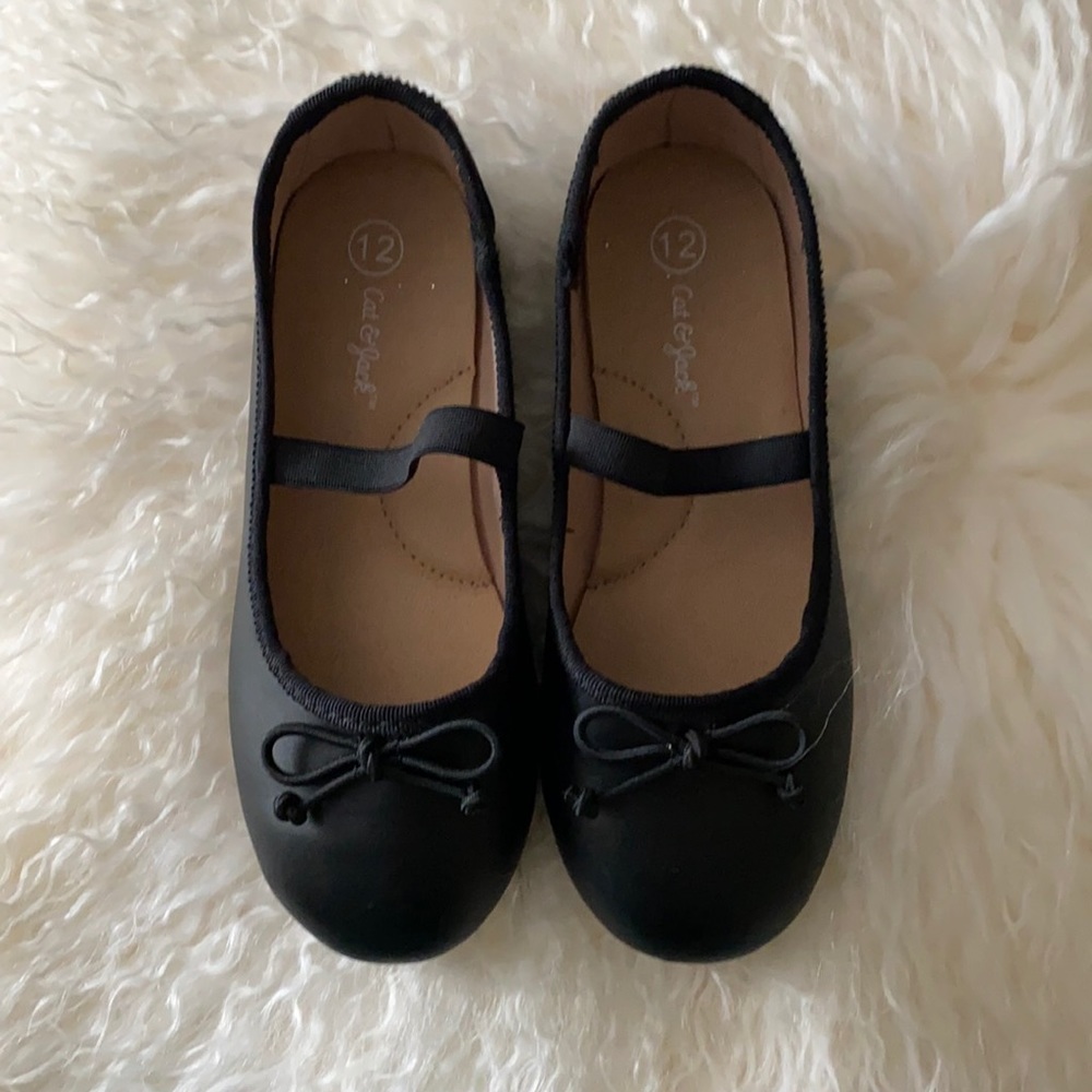 Cat and Jack slip on Mary Jane style shoes.